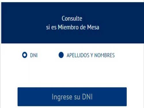 Consulta aquí si eres miembro de mesa en las Elecciones 2018