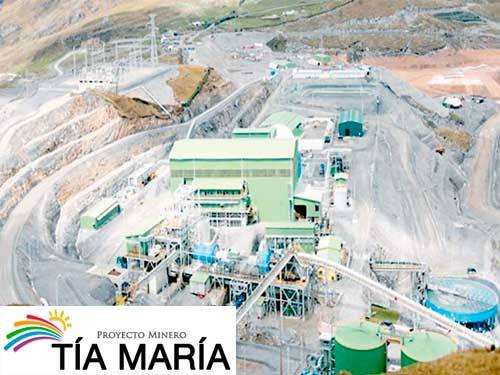 Posible entrega de licencia para Proyecto Minero Tía María